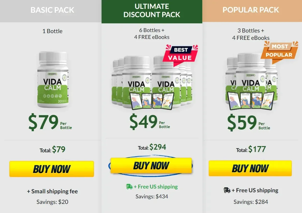 VidaCalm price